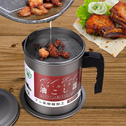 Stainless Steel Fryer Oil Filter Pot