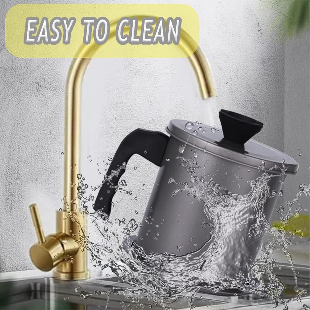 Stainless Steel Fryer Oil Filter Pot