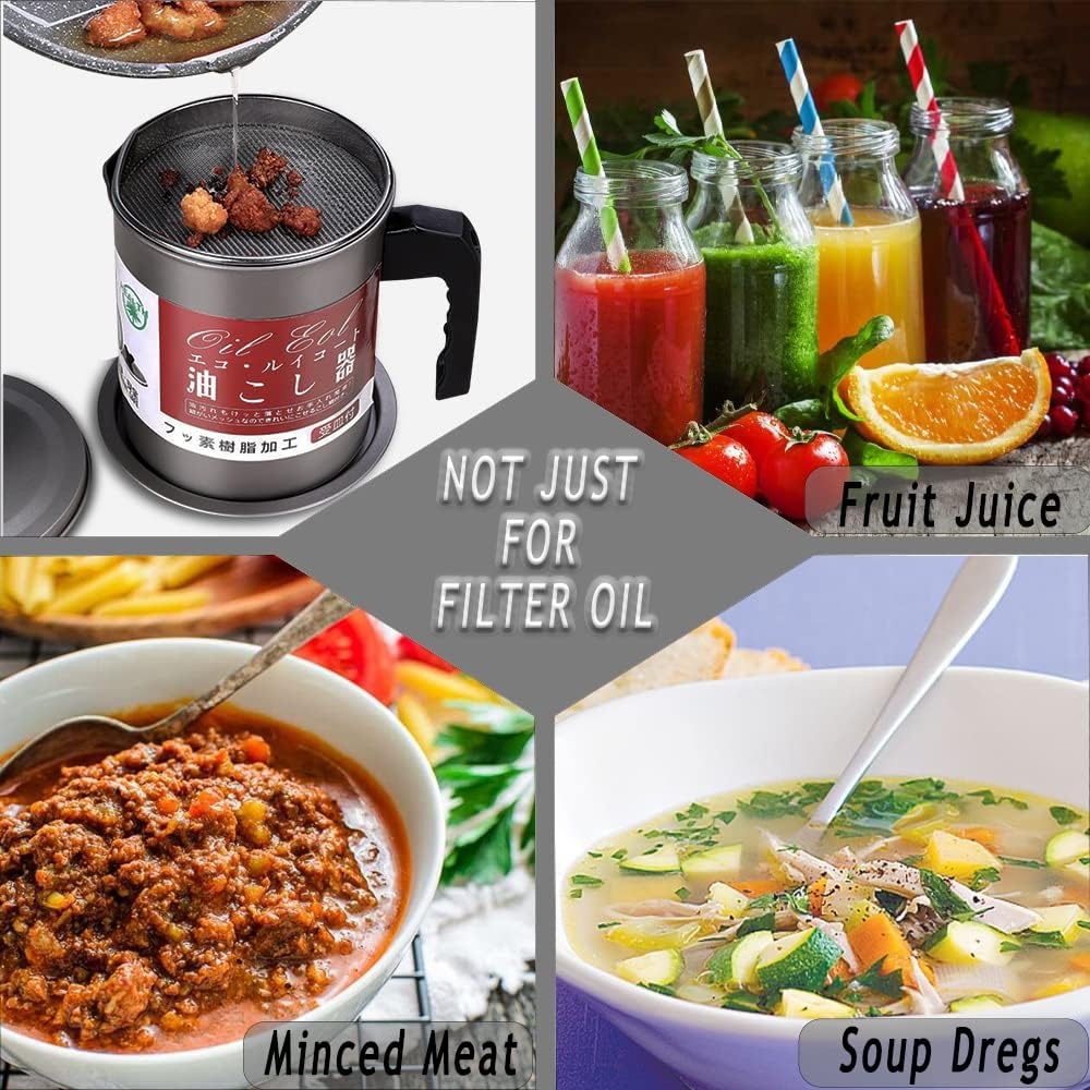 Stainless Steel Fryer Oil Filter Pot