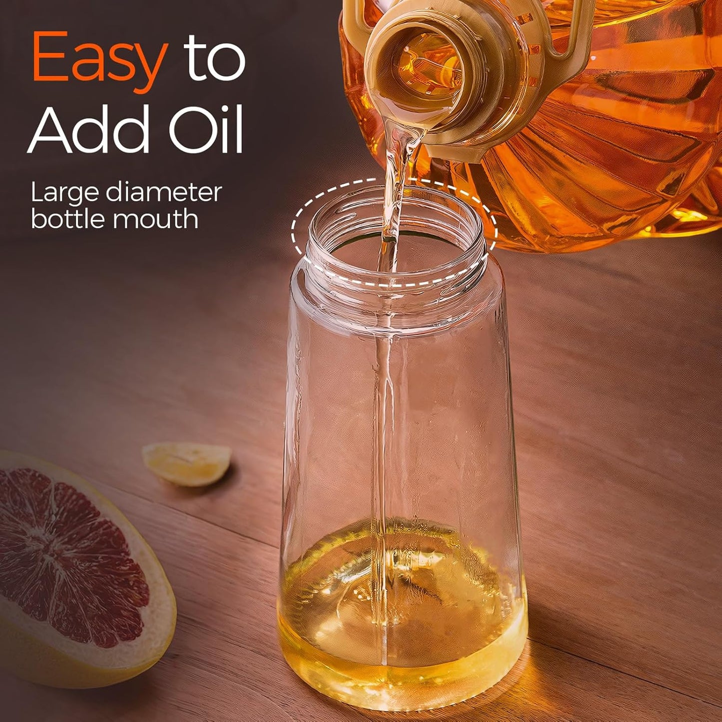 2-in-1 Leakproof Oil Dispenser Bottle (500ML)