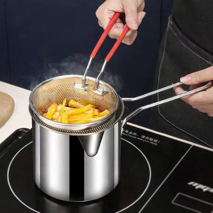 Deep Frying Pot Stainless Steel