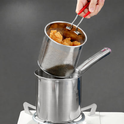 Deep Frying Pot Stainless Steel